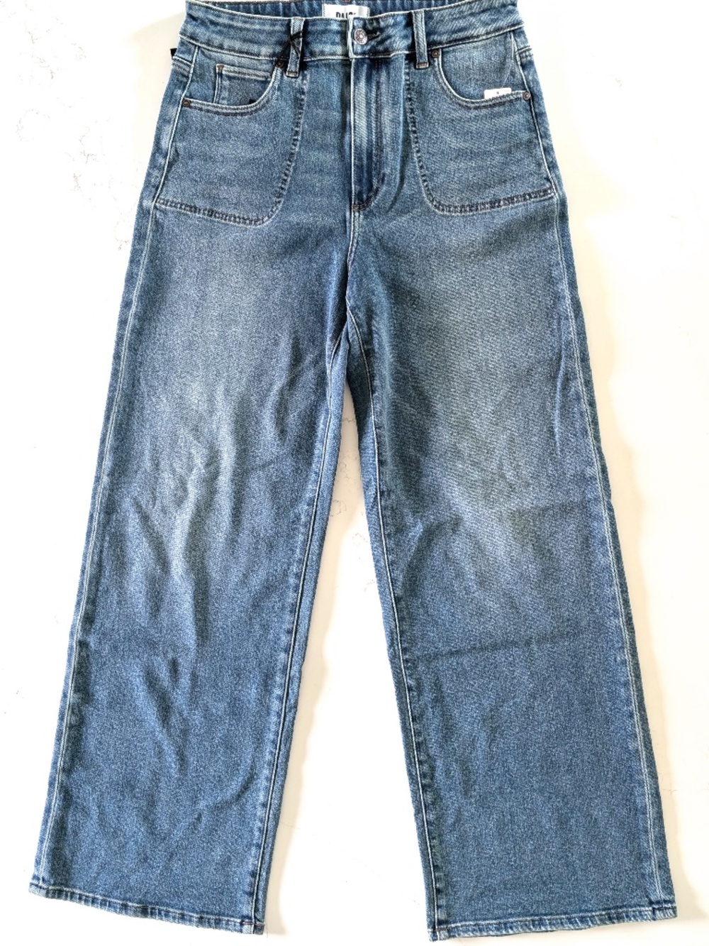 Paige Anessa 31 High Rise Wide Leg Jeans Monrovia Blue Size 29 NWT
